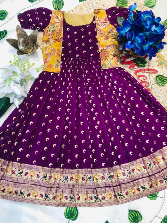 Kid's Soft Silk Gown