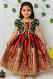 Kid's Nylon Silk Gowns