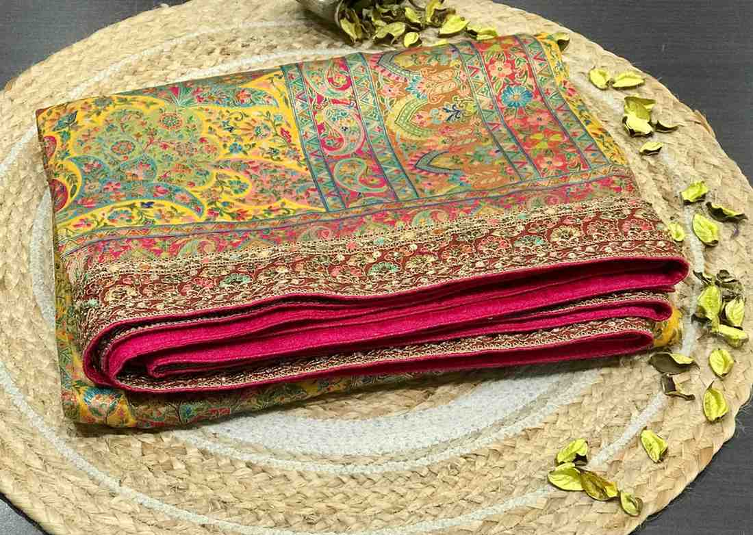 Fancy Kanni silk saree – colour 1 – Arhas Couture