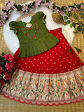 Kid's Russian Dola Silk Lehengas