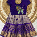 Kids soft tissue lehengas by Arhas Couture