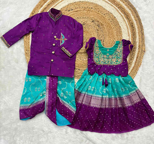 Banarasi Silk Family Combo