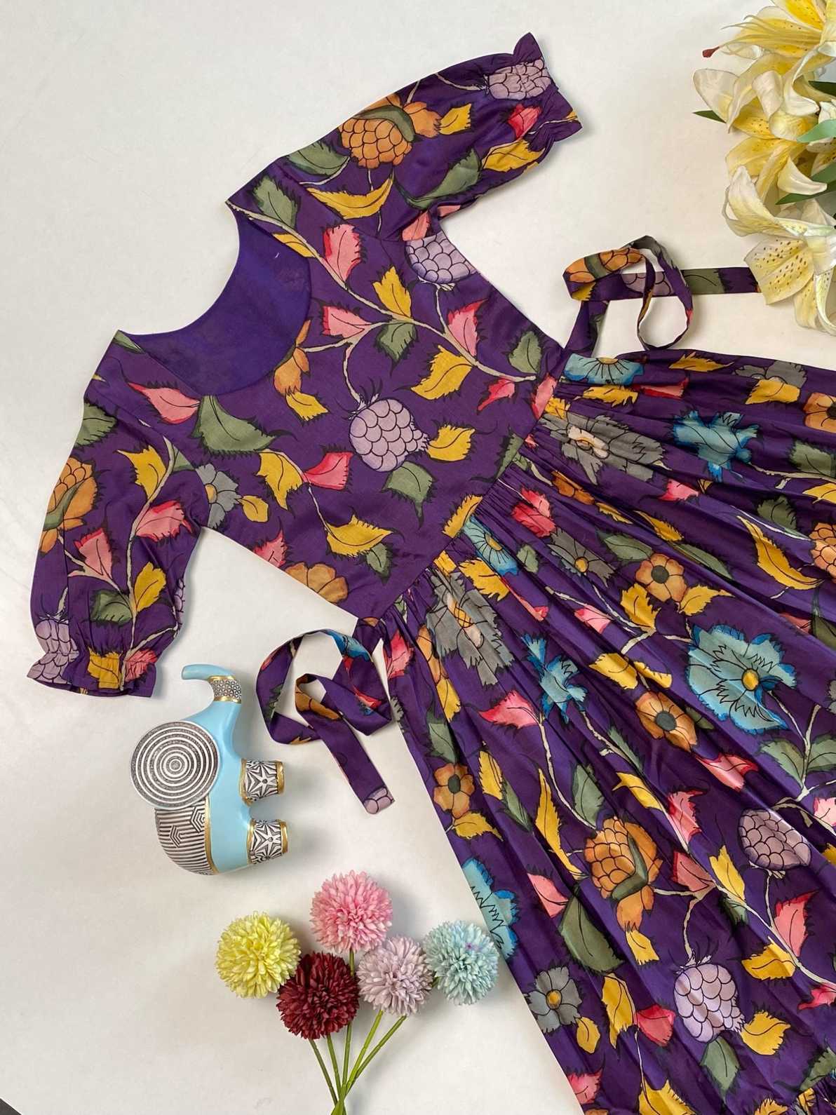 Kid's Kalamkari Gown