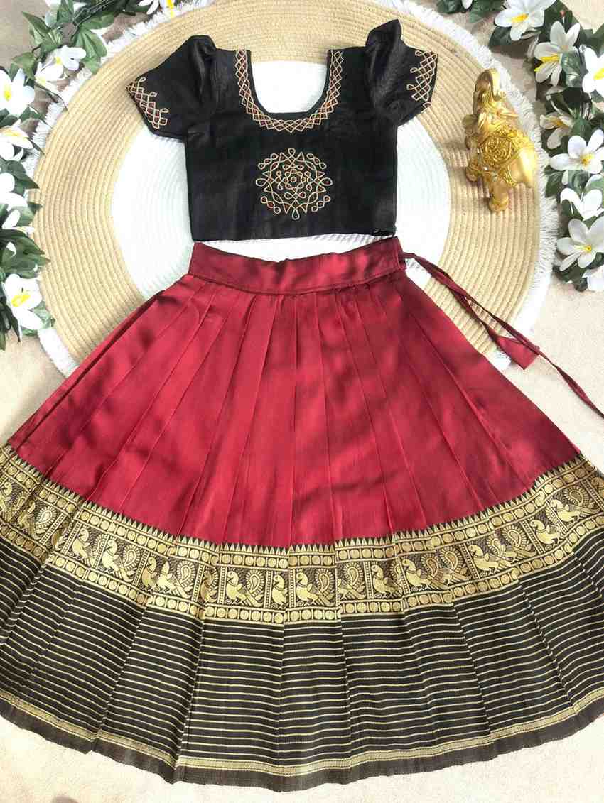 Kid's Premium Silk Lehenga