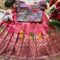 Kid's Dola Silk Lehengas