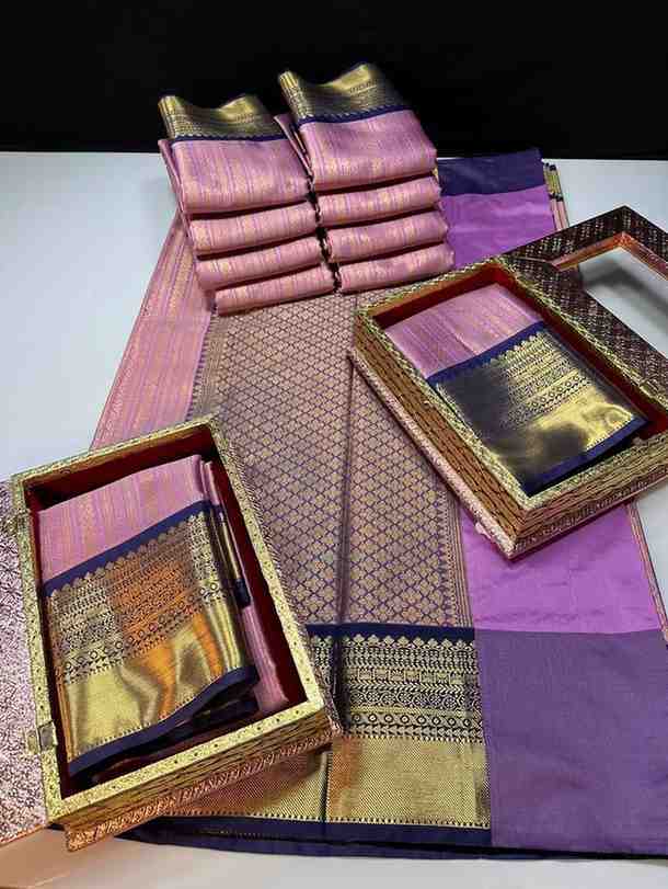 Kanchi Soft Silk Family Combo
