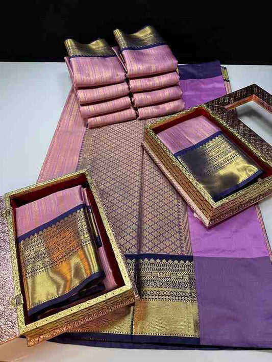 Kanchi Soft Silk Family Combo
