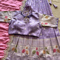 Viscose Tissue Silk Lehengas