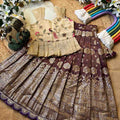Kid’s Gold Crush Lehengas