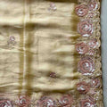 Fancy space silk coding work sarees by Arhas Couture