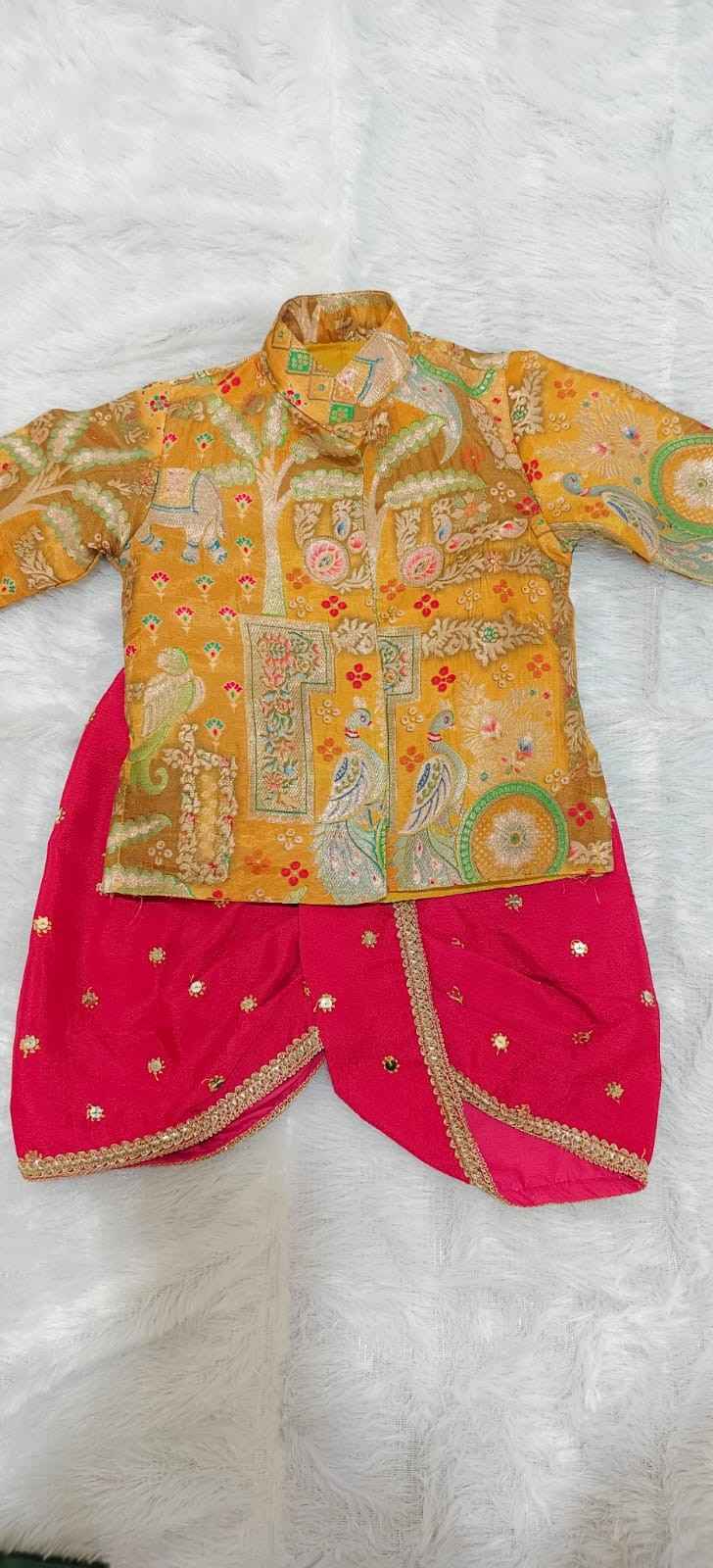 AC's Multicolour Printed Banarasi Kurta Set