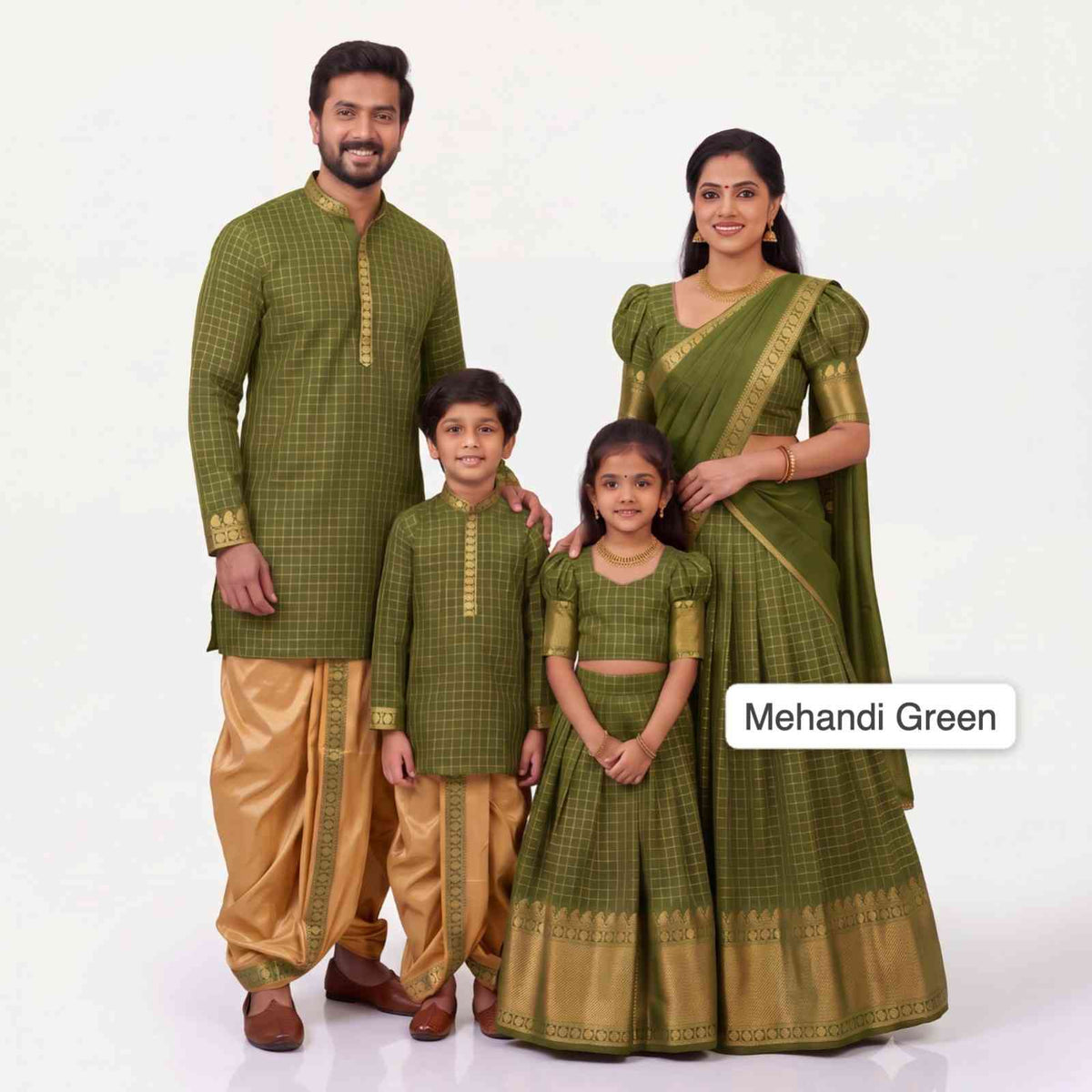 AC's Soft Silk Family Outfits