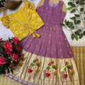Kid's Tissue Silk Gowns