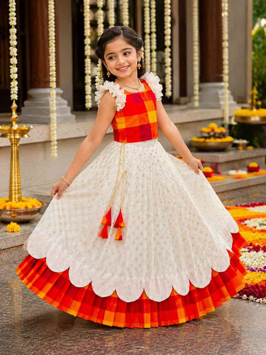 Kid's Premium Silk Blend Lehenga