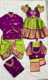 Raw silk family outfit – girls, boys, men and Mom – Arhas Couture
