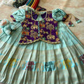Kids tissue 3D print lehengas by Arhas Couture