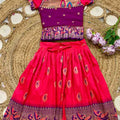 Kid's Soft Silk Paithani Lehengas