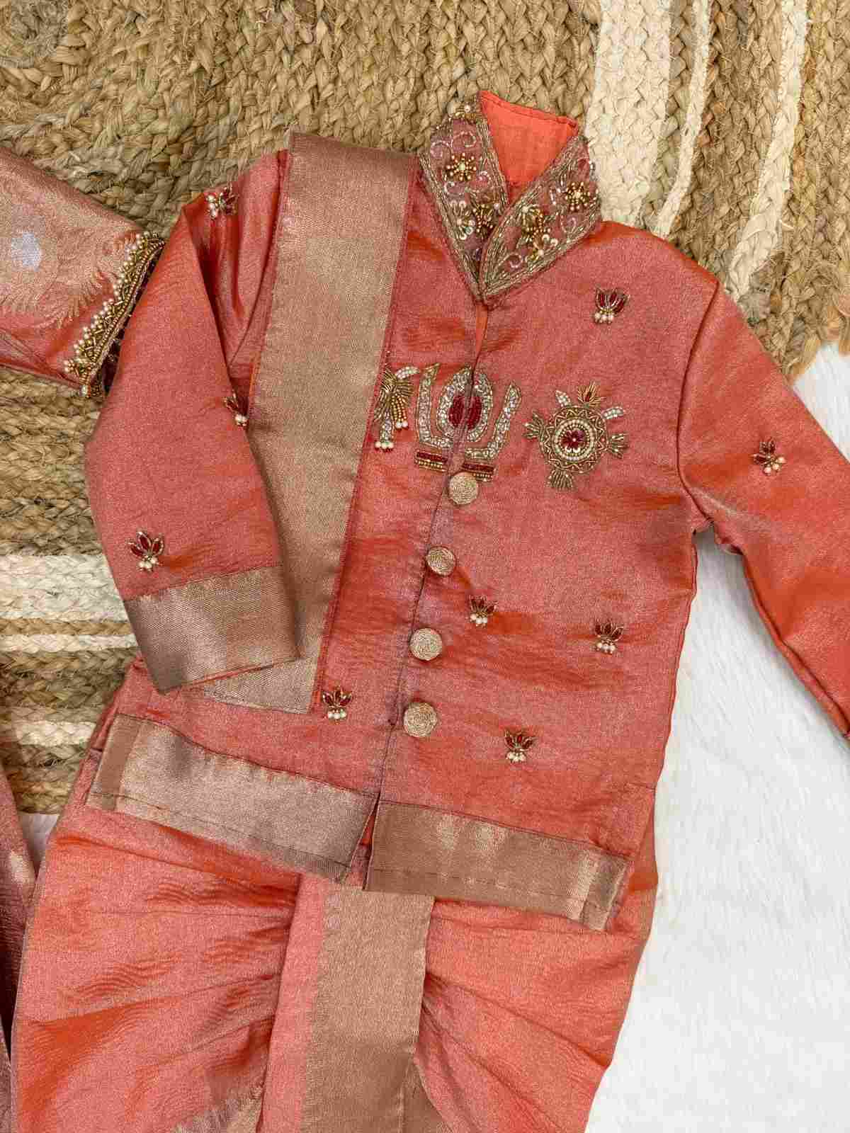 Soft Tissue Silk Family Outfits