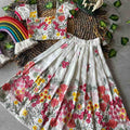 Kid's Space Silk Lehenga