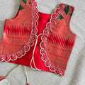 Kid's Paithani Silk Gown