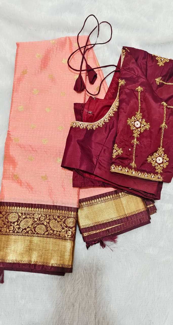 AC's Semi Gadwal Silk Saree
