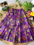 Kid's Kota Kalamkari Lehenga