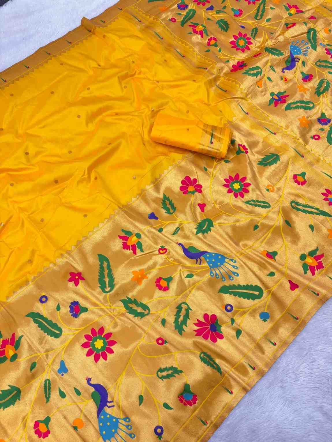 Fancy Paithani saree – colour 1 – Arhas Couture