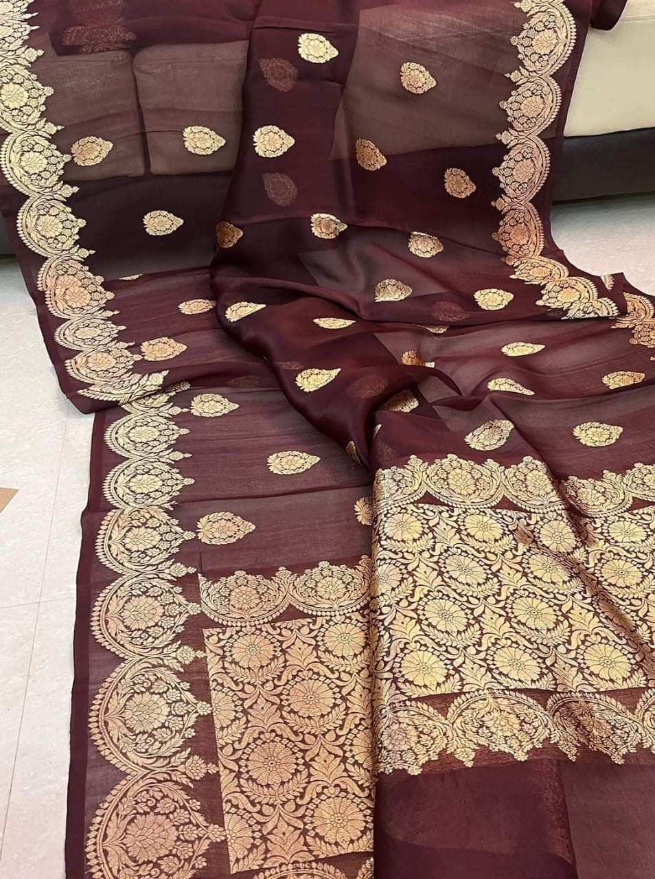 Banarasi Kora Organza Sarees
