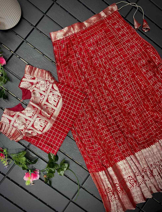 Kid's Soft Silk Lehengas