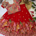 Kid's Dola Silk Lehengas