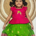 Kid's Banarasi Silk Lehenga