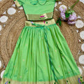 Kid's Paithani Silk Lehengas