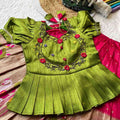 Kid’s Dola Paithani Silk Lehenga