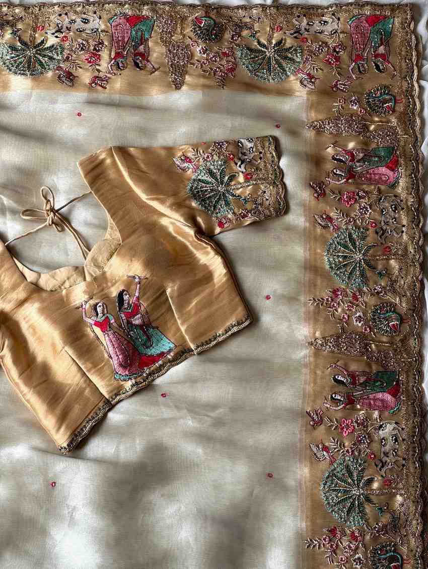 Soft Tissue Silk Saree