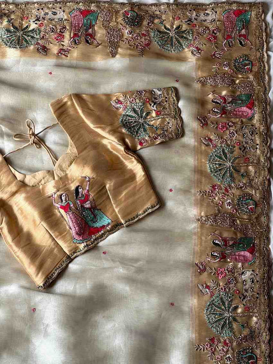 Soft Tissue Silk Saree