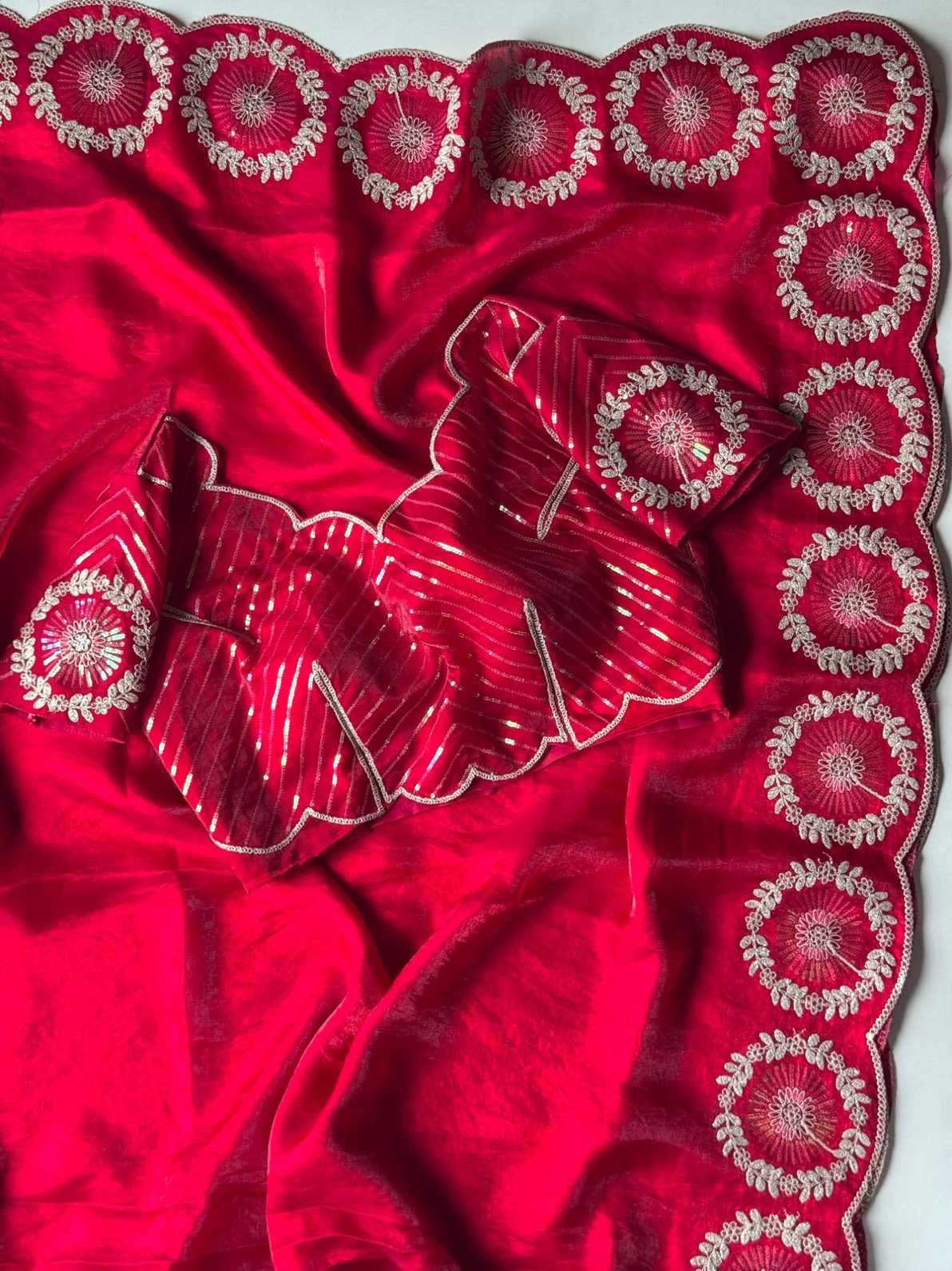 Space Silk Sequence Sarees