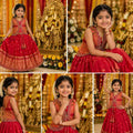 Kid's Paithani Silk Gown