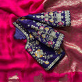 Fancy satin silk sequence sarees by Arhas Couture