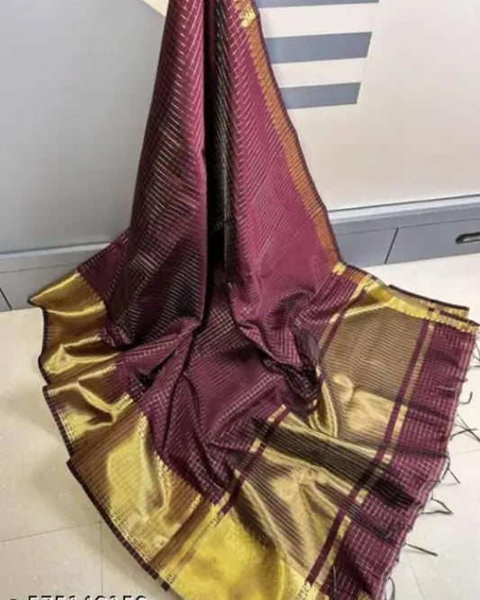 Banarasi Semi Katan Silk Sarees