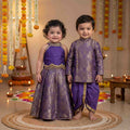 AC's Banarasi Semi Silk Family Outfits