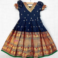 Kids silk cotton gowns by Arhas Couture