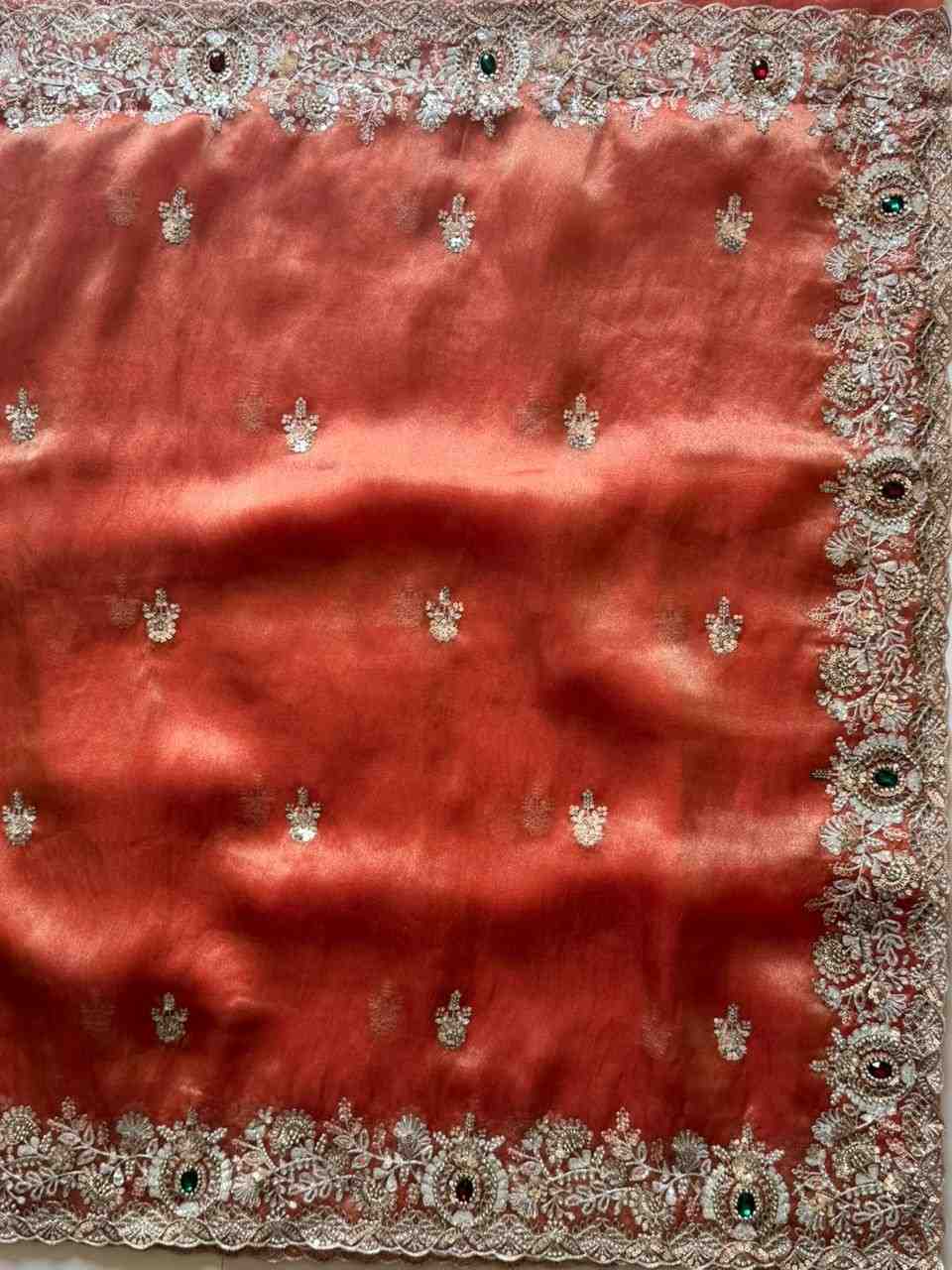 Fancy space silk sarees by Arhas Couture