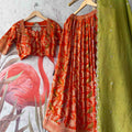 Soft Khadi Crepe Lehengas
