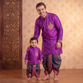 AC's Semi Kanchi Silk Family Outfits