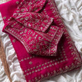 Soft Nylon Tissue Crepe Saree