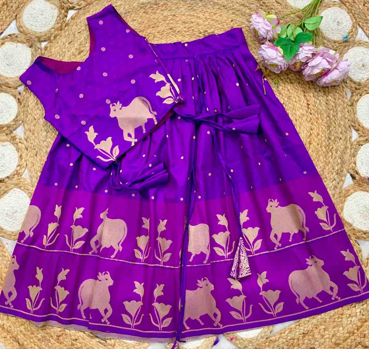 Kid's Banarasi Pichwai Lehengas