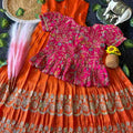 Kids nylon tissue silk gowns by Arhas Couture