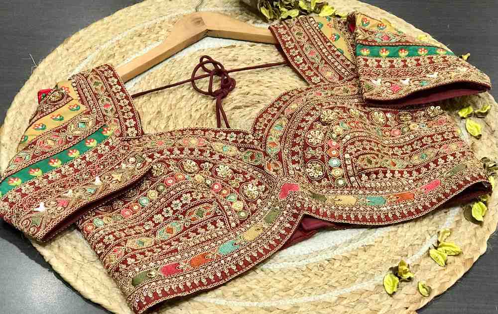 Fancy Kanni silk embroidery sarees by Arhas Couture