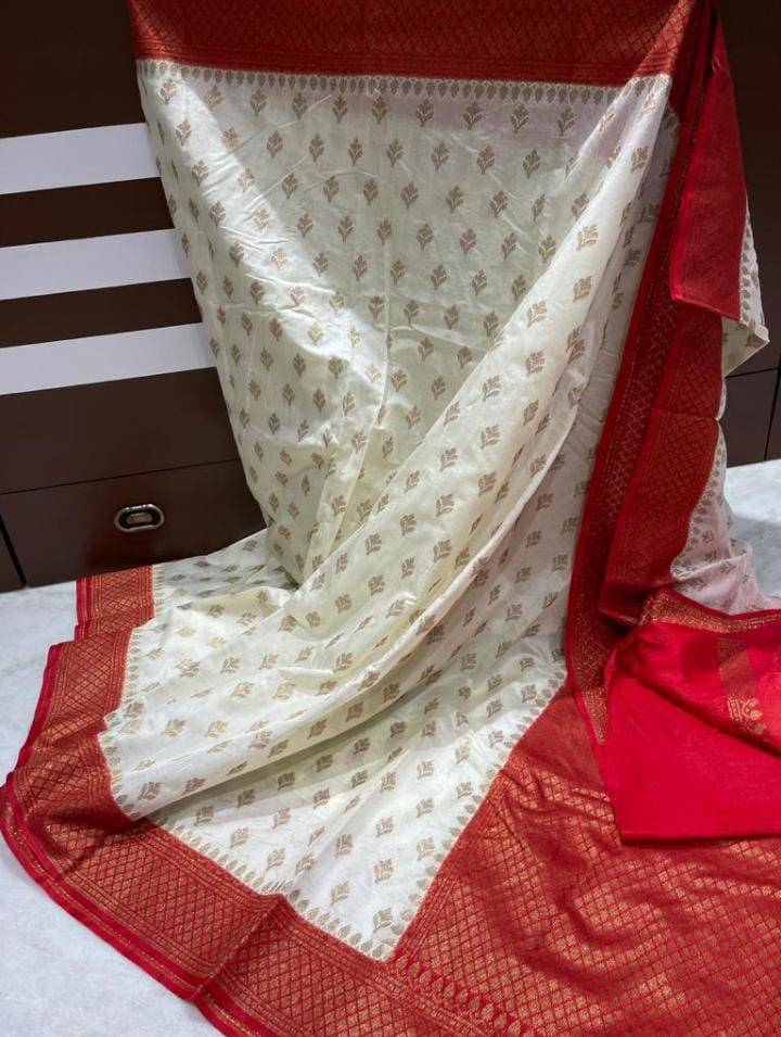 Banarasi Semi Dupian Silk Saree