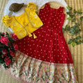 Kid’s Russian Dola Silk Lehengas
